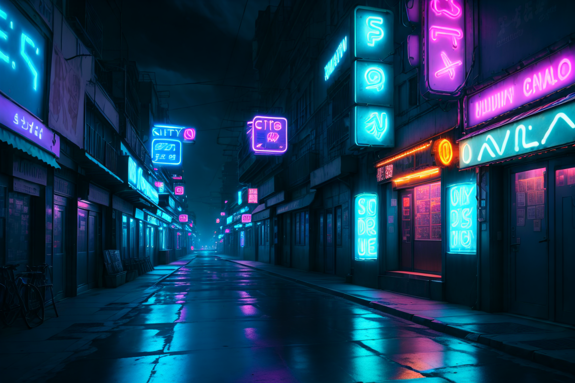 neon city