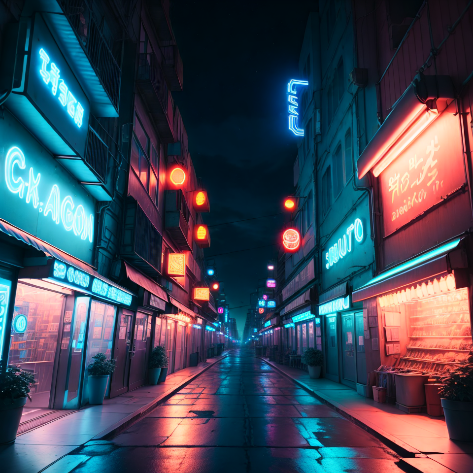 neon city