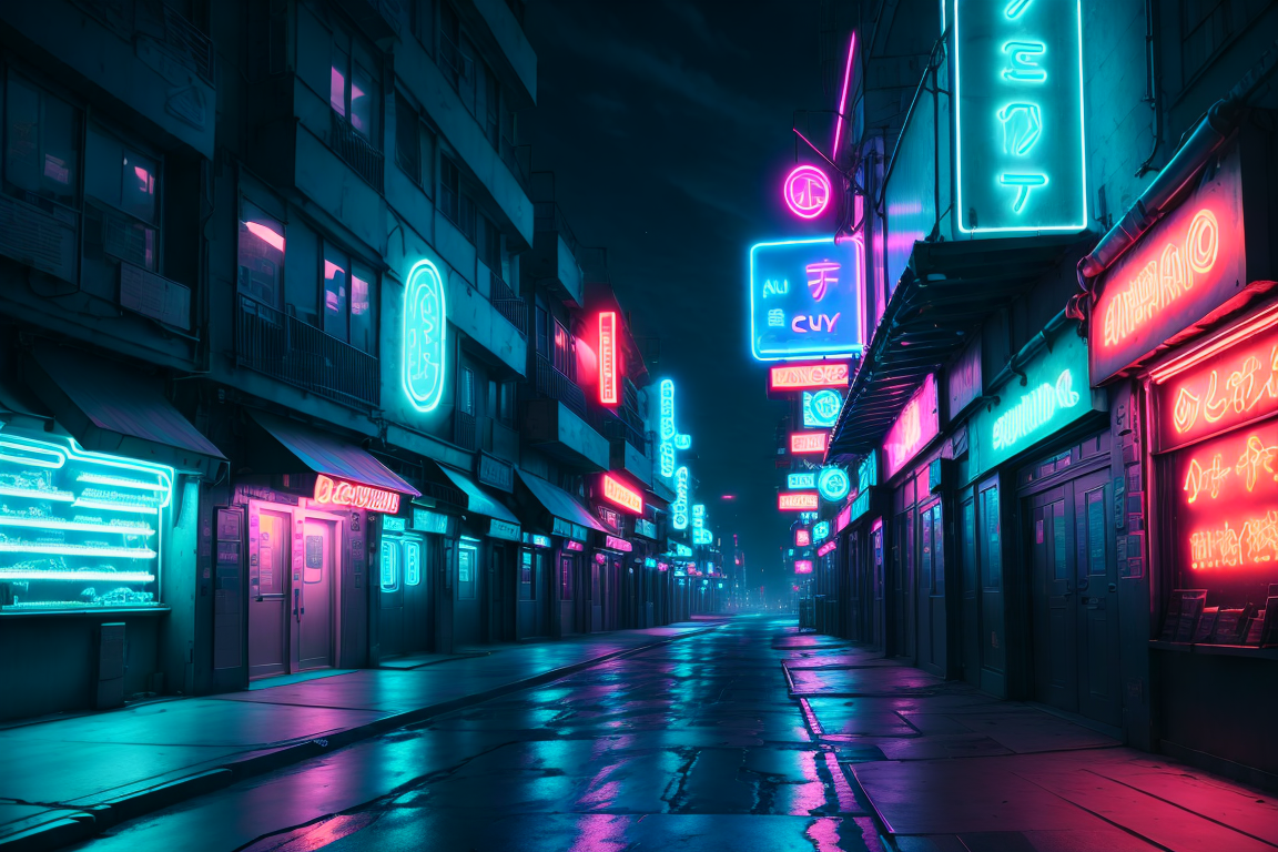 neon city